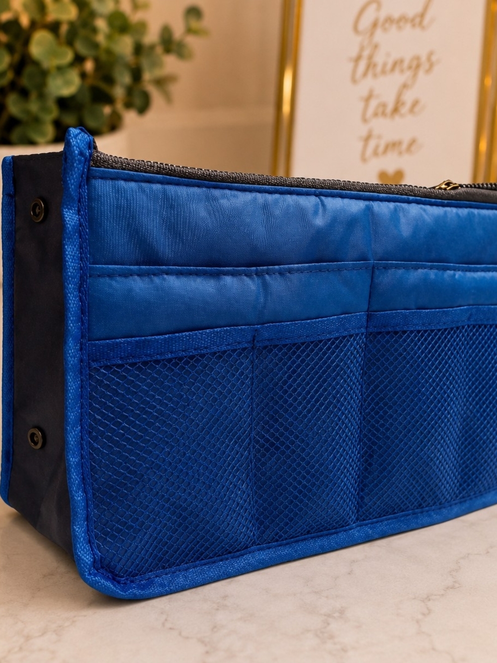 NEW Nylon Purse Organizer Insert | Multi-Pocket 11 x8x3